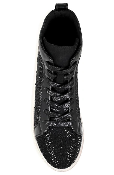 Ninety Union Foxy High Top Sneaker In Black