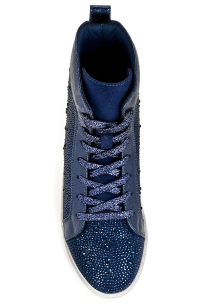 Shop Ninety Union Foxy High Top Sneaker In Navy