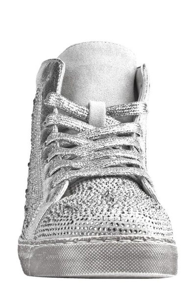 Shop Ninety Union Foxy High Top Sneaker In Silver