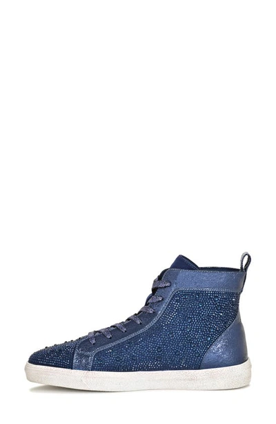 Shop Ninety Union Foxy High Top Sneaker In Navy