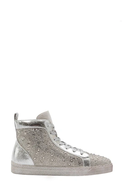 Shop Ninety Union Foxy High Top Sneaker In Silver