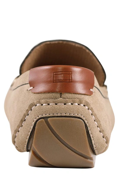 Tommy Hilfiger Men's Alvie Moc Toe Driving Loafers In Taupe