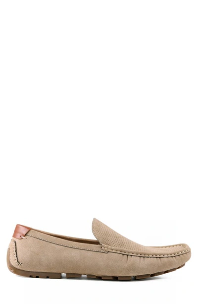 Tommy Hilfiger Men's Alvie Moc Toe Driving Loafers In Taupe