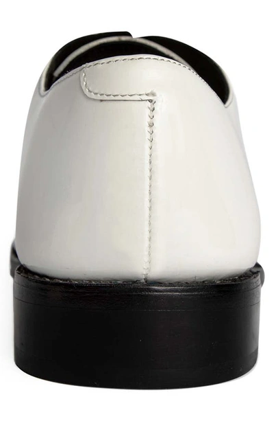 Anthony Veer Men's Clinton Tux Cap-toe Oxford Dress Shoes In White