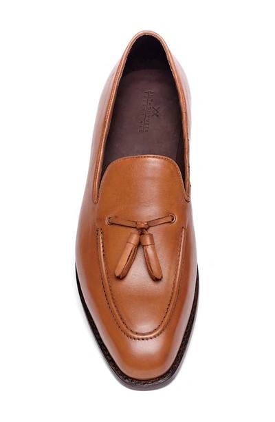 Shop Anthony Veer Kennedy Tassel Loafer In Tan