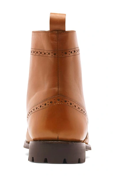 Anthony Veer Grant Wingtip Boot In Walnut