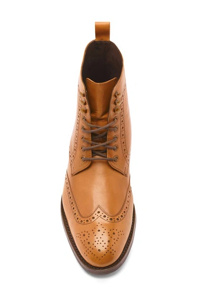 Anthony Veer Grant Wingtip Boot In Walnut