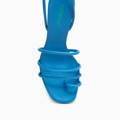 Shop Off-white ™ Blue/green Nappa Sandal