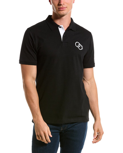 Shop Cavalli Class Polo Shirt In Black