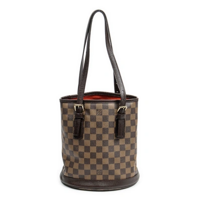 Pre-owned Louis Vuitton Marais In Brown