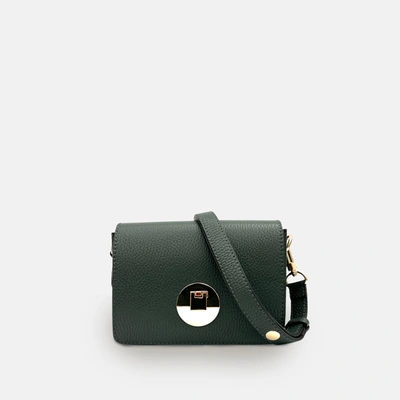 Shop Apatchy London The Newbury Mushroom Leather Bag In Green