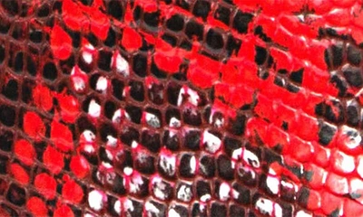 Ninety Union Rye Snake Print Boot In Red Snake