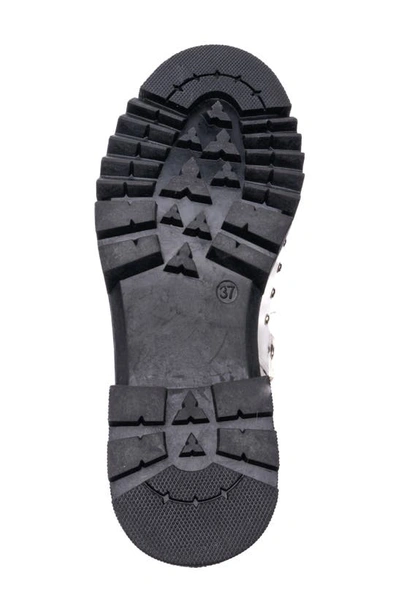 Ninety Union Snowball Faux Shearling Lug Sole Bootie In Black Multi