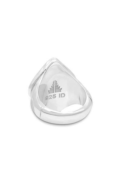 Shop Devata Sterling Silver Bali Hammer Filigree Accent Dome Ring