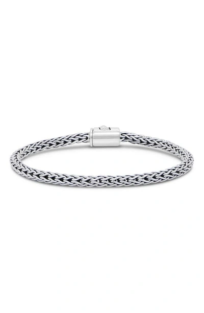 Devata Sterling Silver Chain Bracelet In Silver