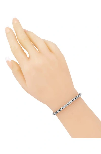 Devata Sterling Silver Chain Bracelet In Silver