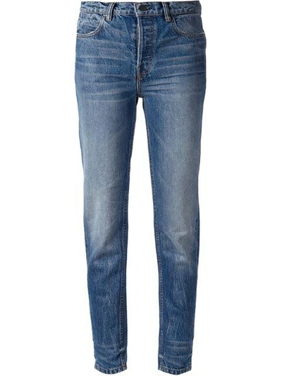 Shop Alexander Wang High Rise Boyfriend Jeans