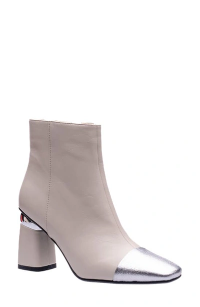 Shop Ninety Union Two-tone Bootie In Off White