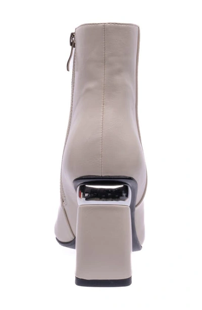 Ninety Union Two-tone Bootie In Off White
