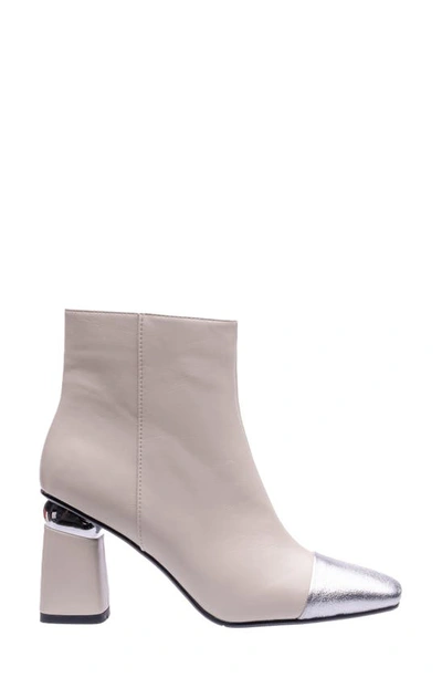Ninety Union Two-tone Bootie In Off White