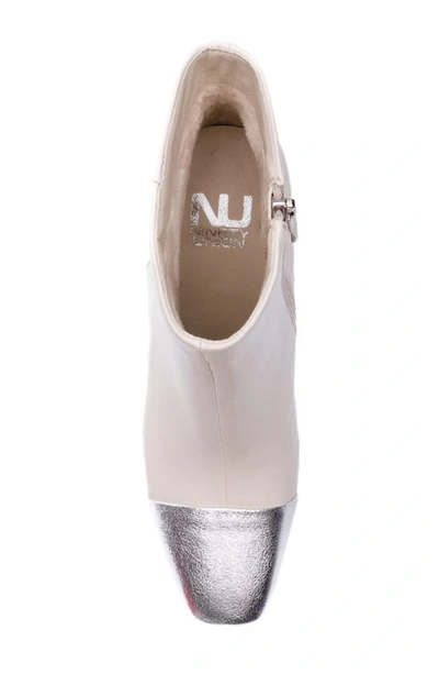 Ninety Union Two-tone Bootie In Off White