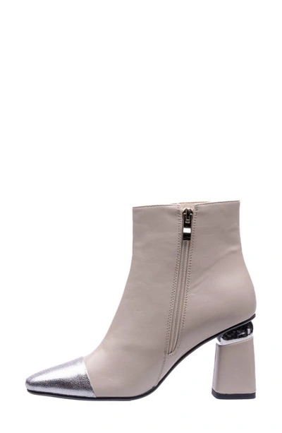 Ninety Union Two-tone Bootie In Off White