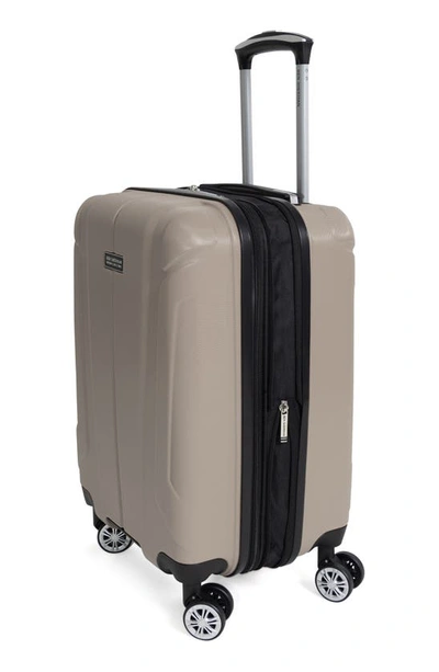 Shop Ben Sherman Derby Collection 2 Hardside 20" Spinner Luggage In Champagne