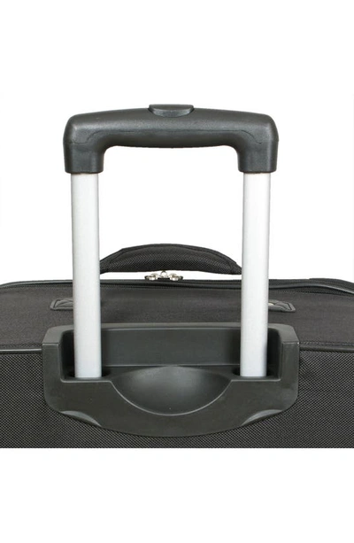 Shop Geoffrey Beene Brentwood 3-piece Luggage Set In Black
