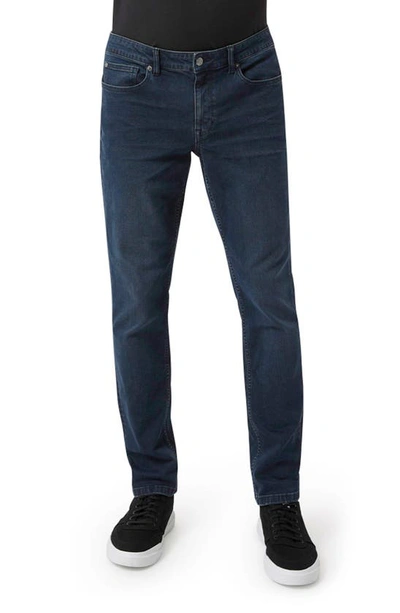 Shop Dkny Bedford Slim Jeans In Blue Black