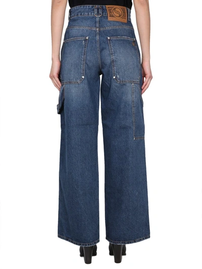 Shop Stella Mccartney Jeans Workwear In Blue
