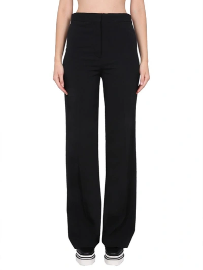 Shop Stella Mccartney Wool Pants In Black