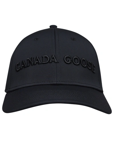 Shop Canada Goose Man  Black Polyester Cap