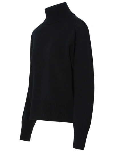 Shop Canada Goose Woman  'baysville' Black Wool Turtleneck Sweater