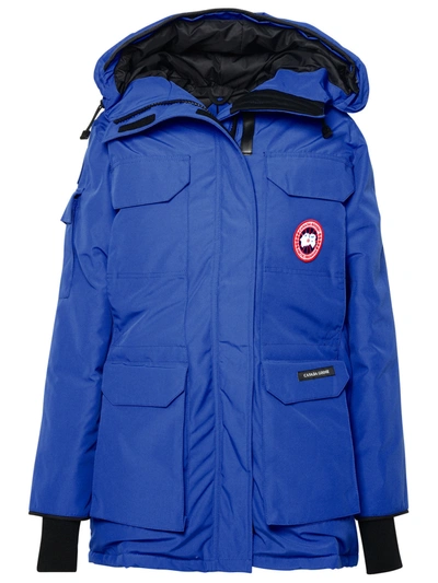 Shop Canada Goose Woman Parka Expedition Pbi In Blue