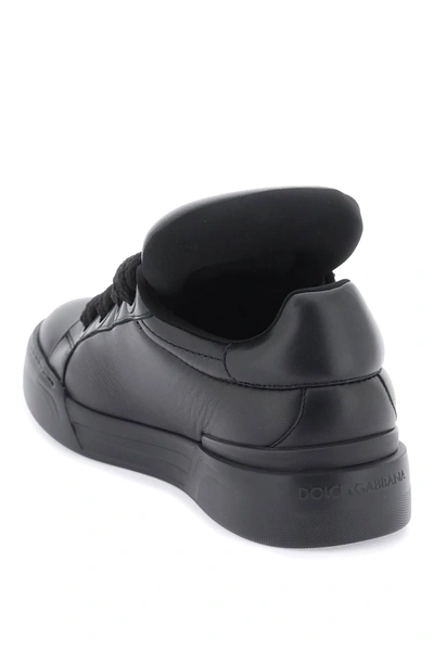Shop Dolce & Gabbana Mega Skate Sneakers Men In Black
