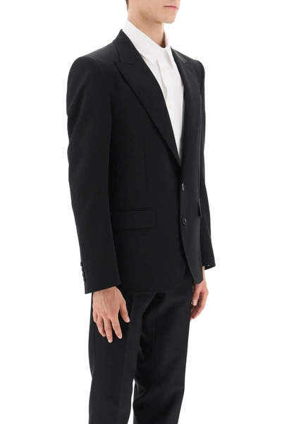 Shop Dolce & Gabbana Sicilia Fit Tailoring Jacket Men In Black