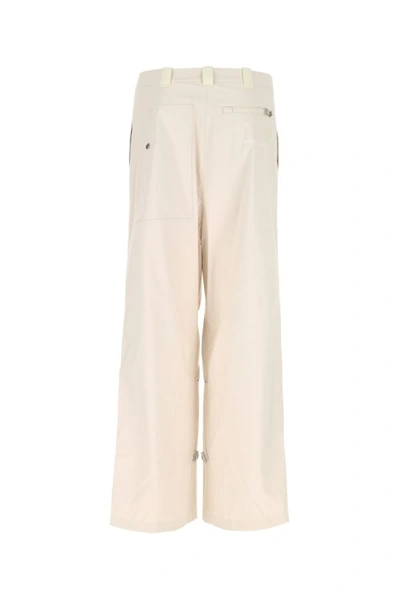 Shop Moncler Genius Man Ivory 2  1952 Wide-leg Pant In White