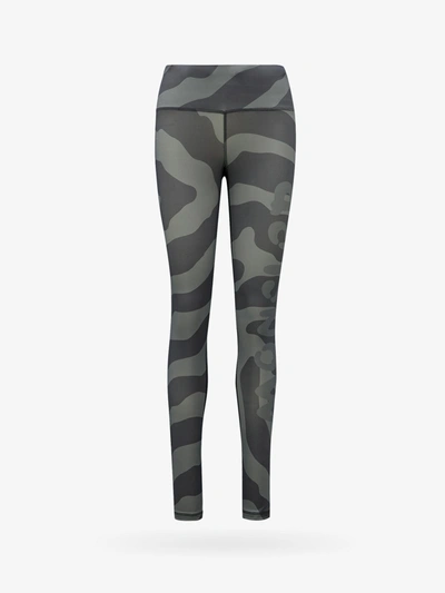 Shop Moncler Genius Woman Leggings Woman Grey Leggings In Gray