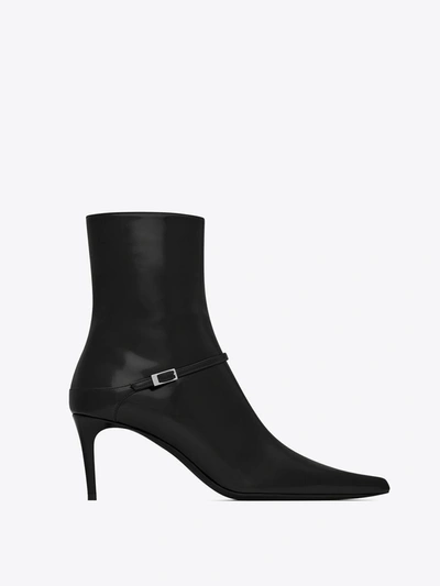Shop Saint Laurent Ankle Boots Vendome Shoes In Black
