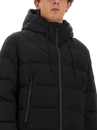 Shop Tatras Hooded Jacket In Black