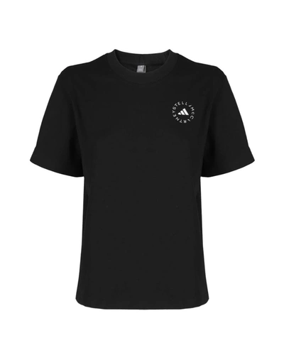 Shop Adidas By Stella Mccartney Short Sleeve T-shirt In Black