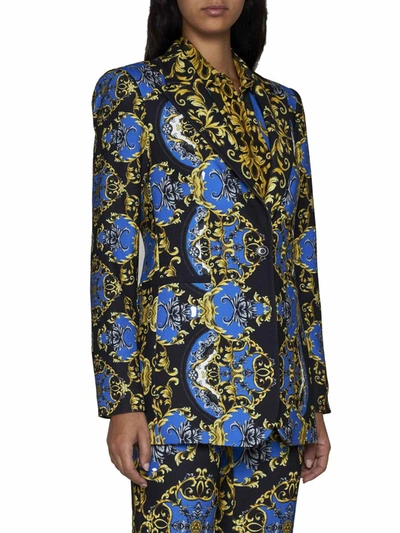Shop Alice And Olivia Alice + Olivia Jackets In Regal Romance Sapphire