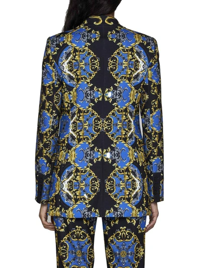 Shop Alice And Olivia Alice + Olivia Jackets In Regal Romance Sapphire