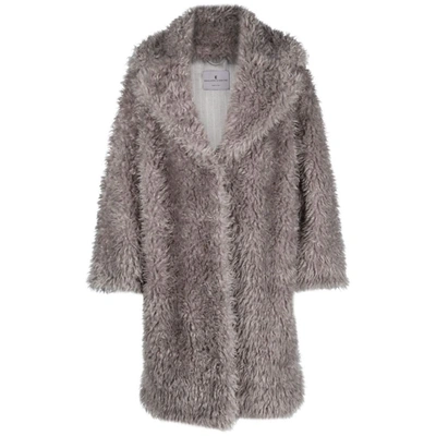 Shop Ermanno Scervino Coats In Gray