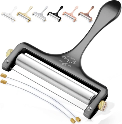 Zulay Kitchen Adjustable Hand Held Cheese Cutter With 2 Extra Wires In Multi