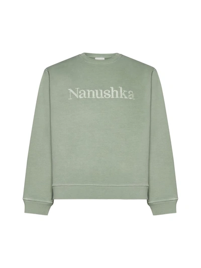 Shop Nanushka Sweaters In Leavy Green
