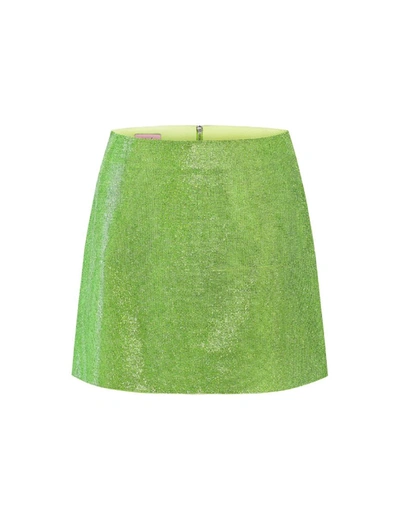 Shop Nué Camille Skirt Neon In Green