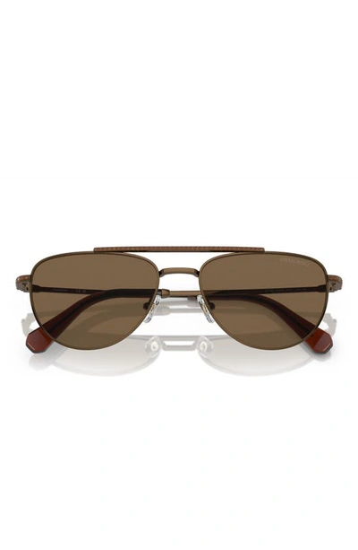 Shop Swarovski 53mm Square Sunglasses In Bronze