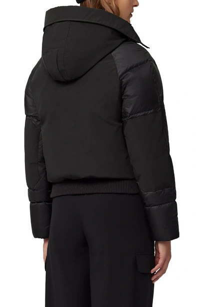 Shop Canada Goose Paradigm Chilliwack Black Label 625 Fill Power Down Bomber Jacket In Black - Noir