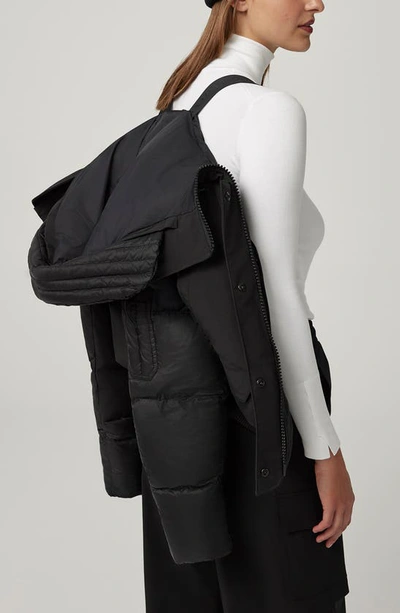 Canada Goose Chilliwack Down Bomber Jacket In Black - Noir
